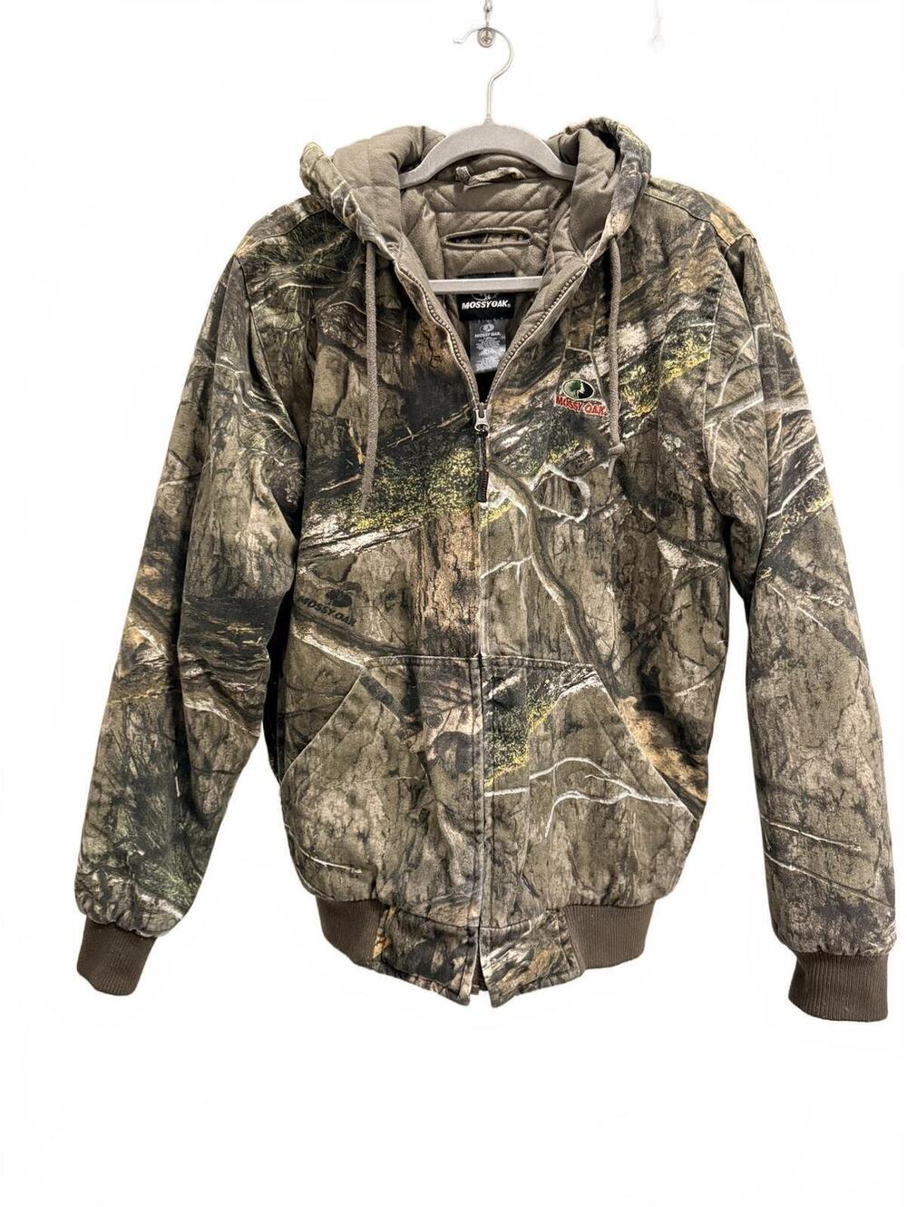 Mossy Oak Size Small Camo Hooded Jacket with Quilted Lining